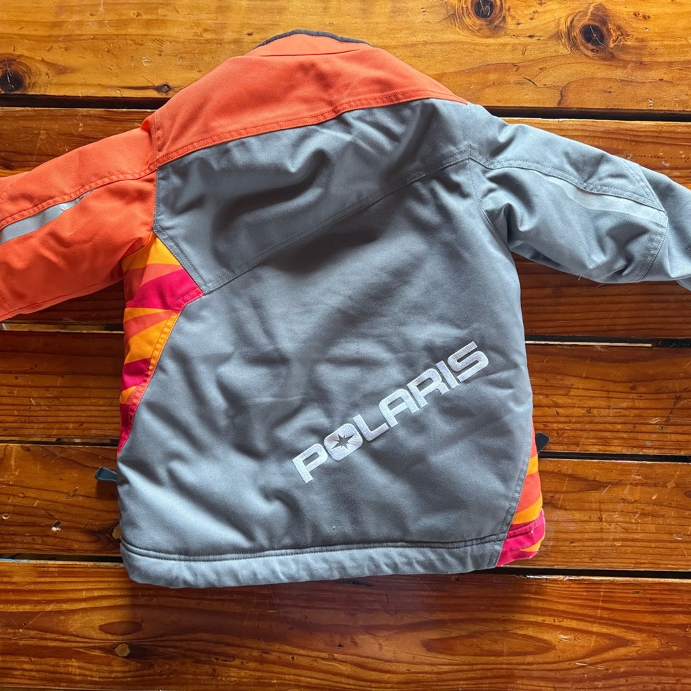 Polaris Kids' Orange & Gray Insulated Jacket - Picture 2 of 2